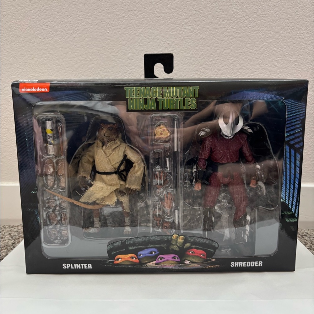 Nickelodeon Teenage Mutant Ninja Turtles Splinter vs. Shredder Figures